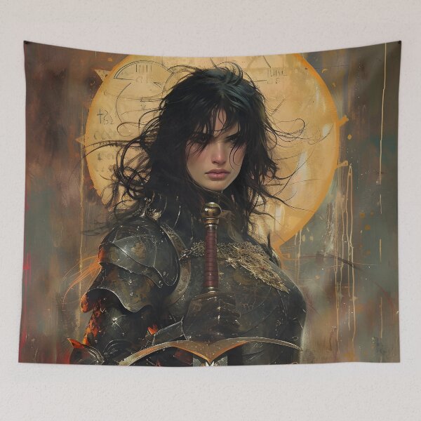 Item preview, Warrior Woman - Fantasy Art designed and sold by Seeker7Seven.