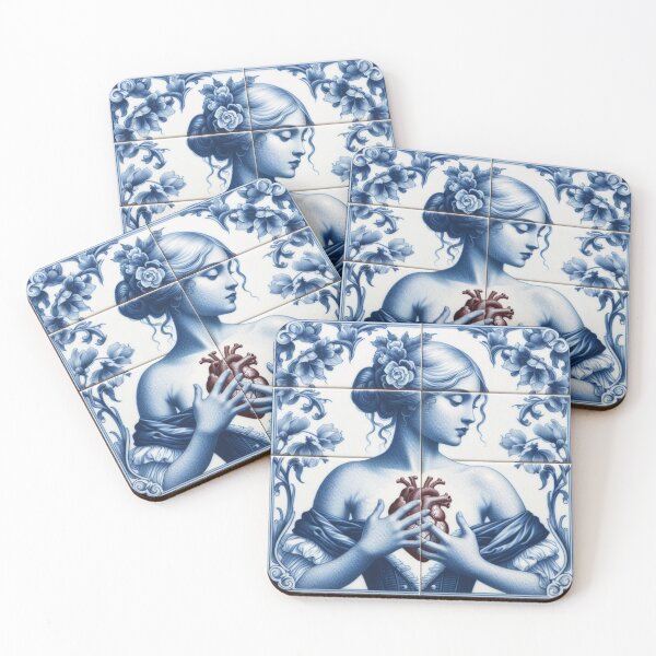 Item preview, Dutch Tile: The Heart No.6 designed and sold by ArtNook777.
