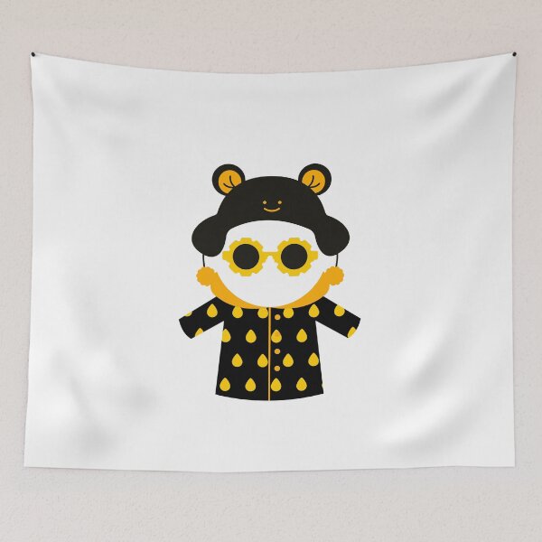Item preview, Creative man with glasses abstract doll design designed and sold by MPDesign84.