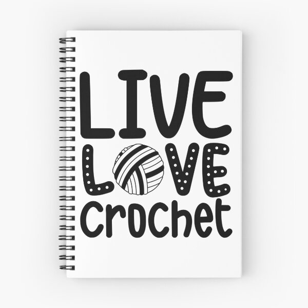 Item preview, Live love crochet,  crochetgirls, crocheting designed and sold by KAJNcrafts.