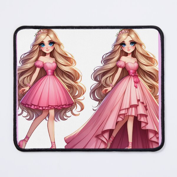 Item preview, Pink Promenade: Dual Fashion Illustration designed and sold by shadowpalette.
