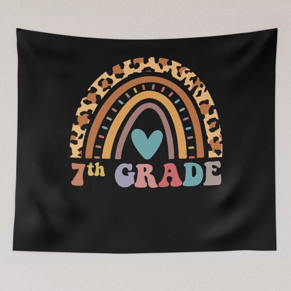 Item preview, 7th Grade Rainbow Kids Teacher Team Seventh Grade Squad designed and sold by MobyStickers.