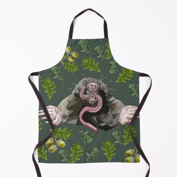 Item preview, Mole with Oak Leaves Acorns by BeeFoxTree (Forest) designed and sold by BeeFoxTree.