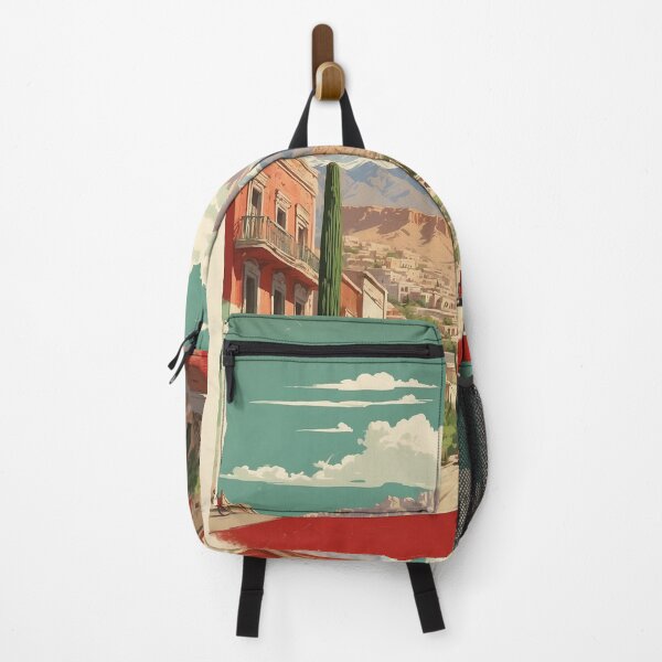 Item preview, Saltillo Coahuila Mexico Tourism Vintage Poster 2 designed and sold by TravelersGems.