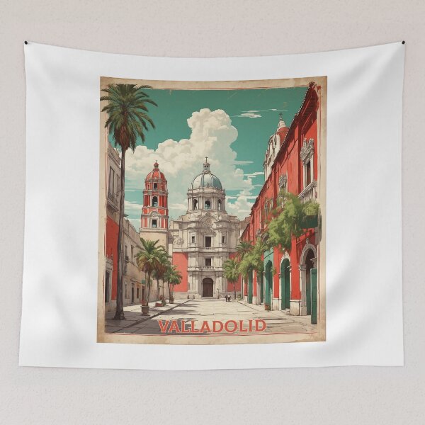 Item preview, Valladolid Mexico Tourism Vintage Poster designed and sold by TravelersGems.