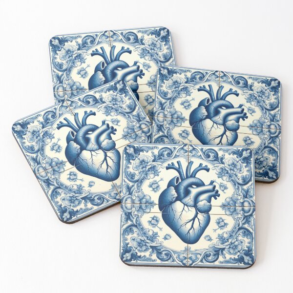 Item preview, Dutch Tile: The Heart No.7 designed and sold by ArtNook777.