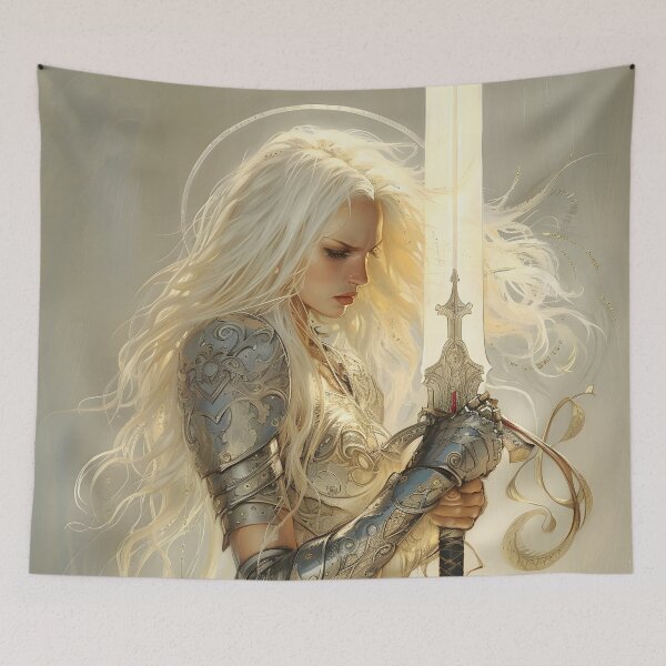Item preview, Warrior Woman - Fantasy Art designed and sold by Seeker7Seven.