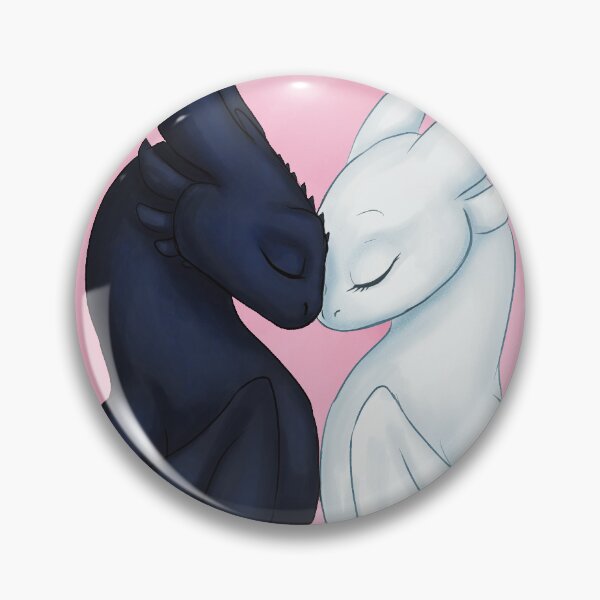 Item preview, Night Fury & Light Fury designed and sold by Fantasy Scapes.