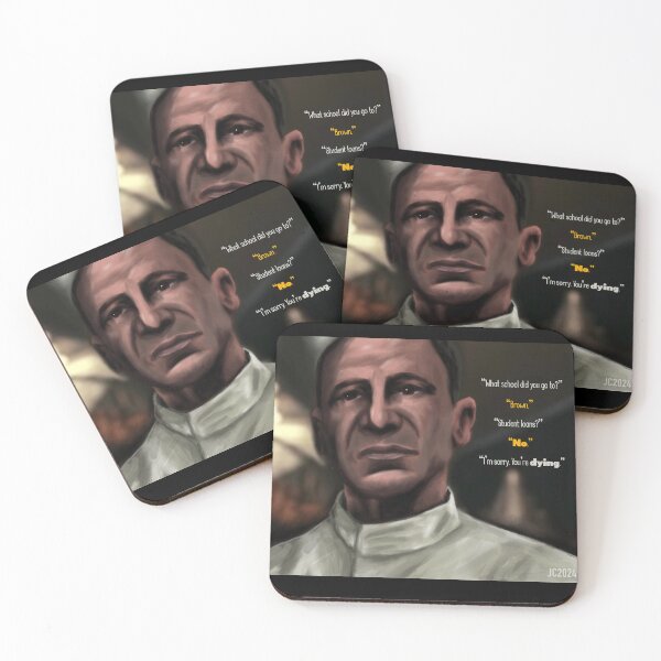 Item preview, The Menu "The Reason" Chef Julian Slowik painting (digital) designed and sold by Stag Art Studios.