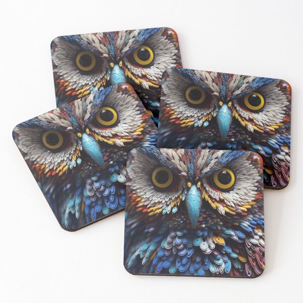 Item preview, Captivating Mosaics of Owl Beauty #1 designed and sold by Anuchartl.