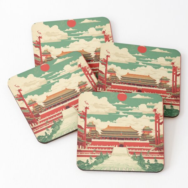 Item preview, The Forbidden City China Vintage Poster Tourism 2 designed and sold by TravelersGems.
