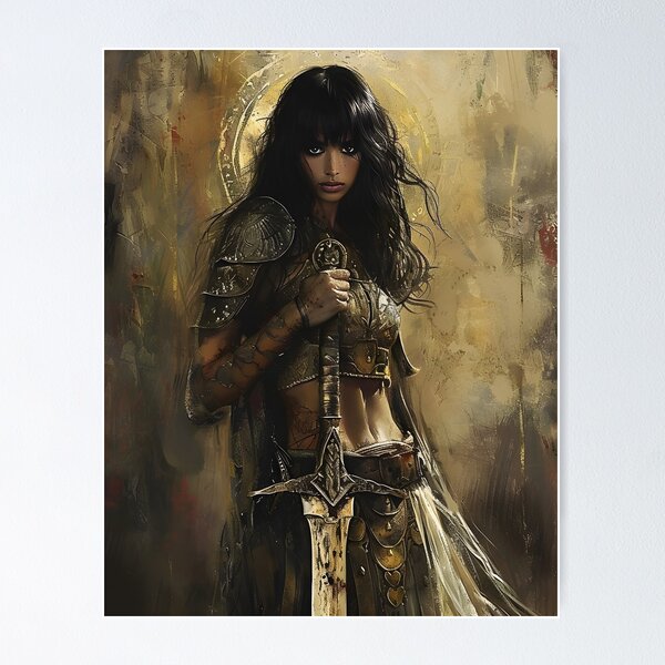 Item preview, Warrior Woman - Fantasy Art designed and sold by Seeker7Seven.
