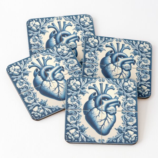 Item preview, Dutch Tile: The Heart No.8 designed and sold by ArtNook777.