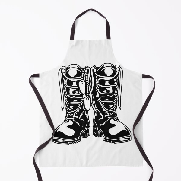 Item preview, US Veteran Soldier Combat Boots with American Flag designed and sold by MonoByOrion.