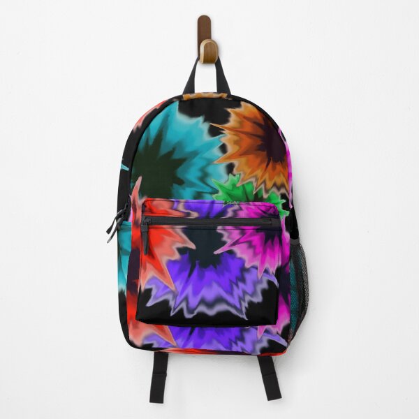 Item preview, Multi color explosion in red, orange, green, teal, purple, pink and red designed and sold by coloryourwings.
