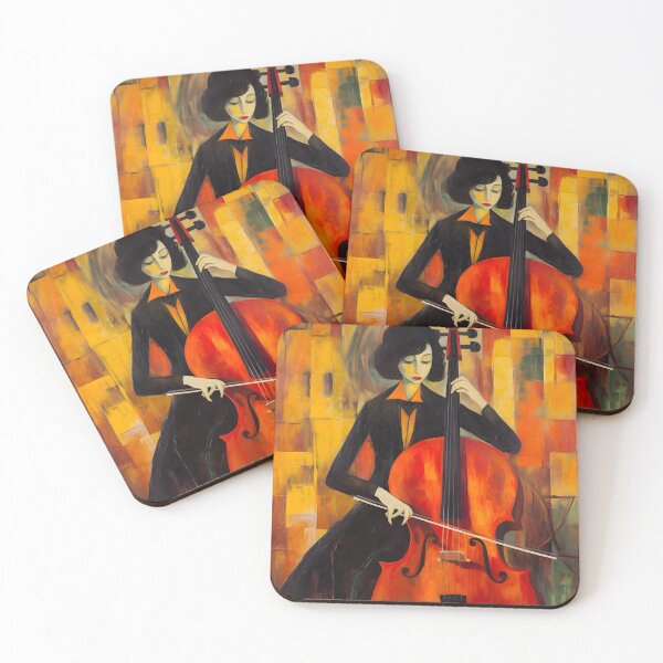 Item preview, Cello Player designed and sold by KookyStudioArt.