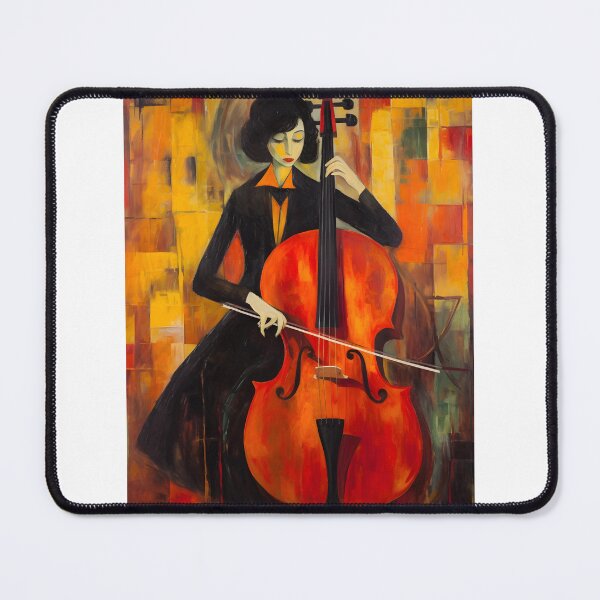 Item preview, Cello Player designed and sold by KookyStudioArt.