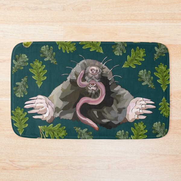 Item preview, Mole with Oak Leaves Acorns by BeeFoxTree (Moody) designed and sold by BeeFoxTree.