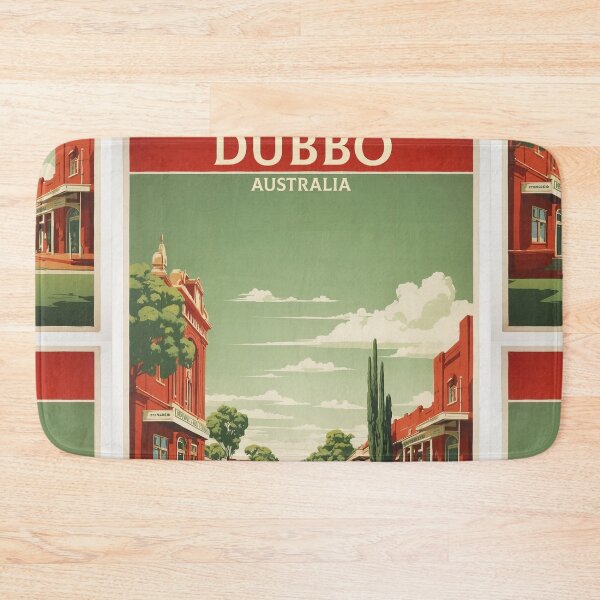 Item preview, Dubbo Australia Tourism Vintage Poster designed and sold by TravelersGems.