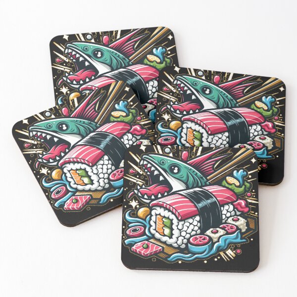 Item preview, Sushi Shark! Funny Sushi Lover  designed and sold by Collin36.