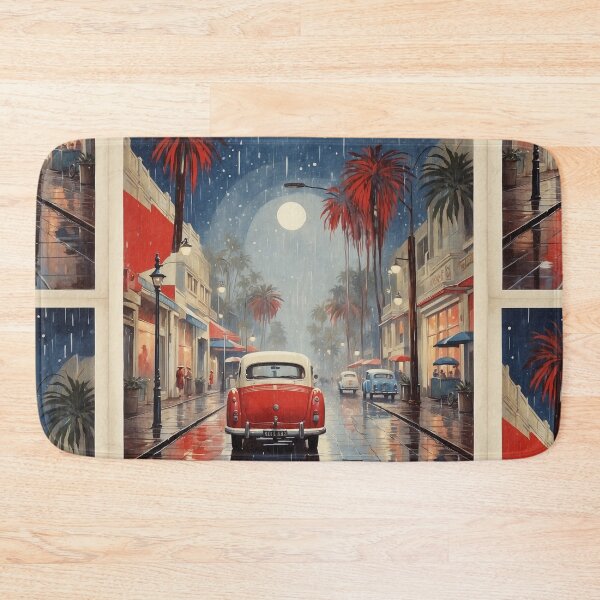 Item preview, Australia Rainy Night Tourism Vintage Poster 2 designed and sold by TravelersGems.
