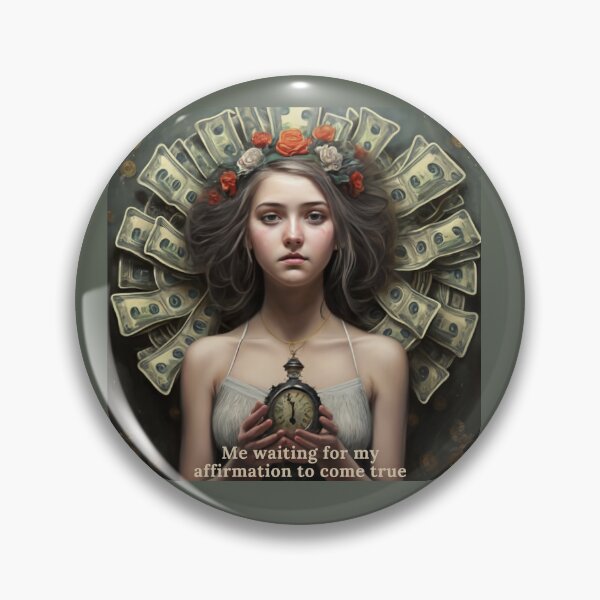Item preview, Me waiting for my affirmation to come true designed and sold by GodGoddess.