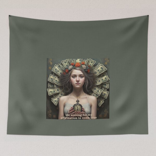Item preview, Me waiting for my affirmation to come true designed and sold by GodGoddess.