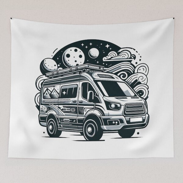 Item preview, Retro Van Vibes:Vintage-Inspired designed and sold by maheart83.