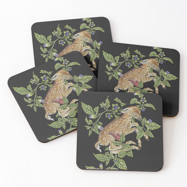 Item preview, Dead fawn with deadly nightshade  designed and sold by B-d-t.