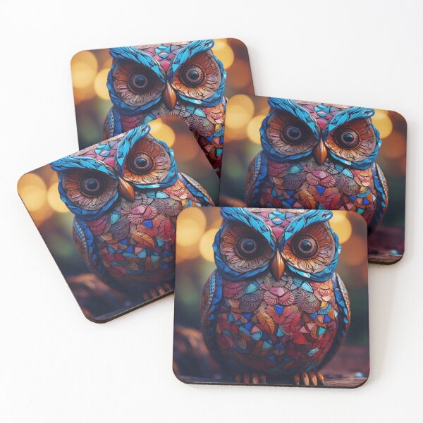 Item preview, Captivating Mosaics of Owl Beauty #4 designed and sold by Anuchartl.