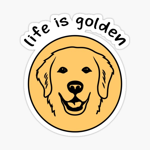 Item preview, Mit einem Retriever ist das Leben golden designed and sold by TheHellSong.