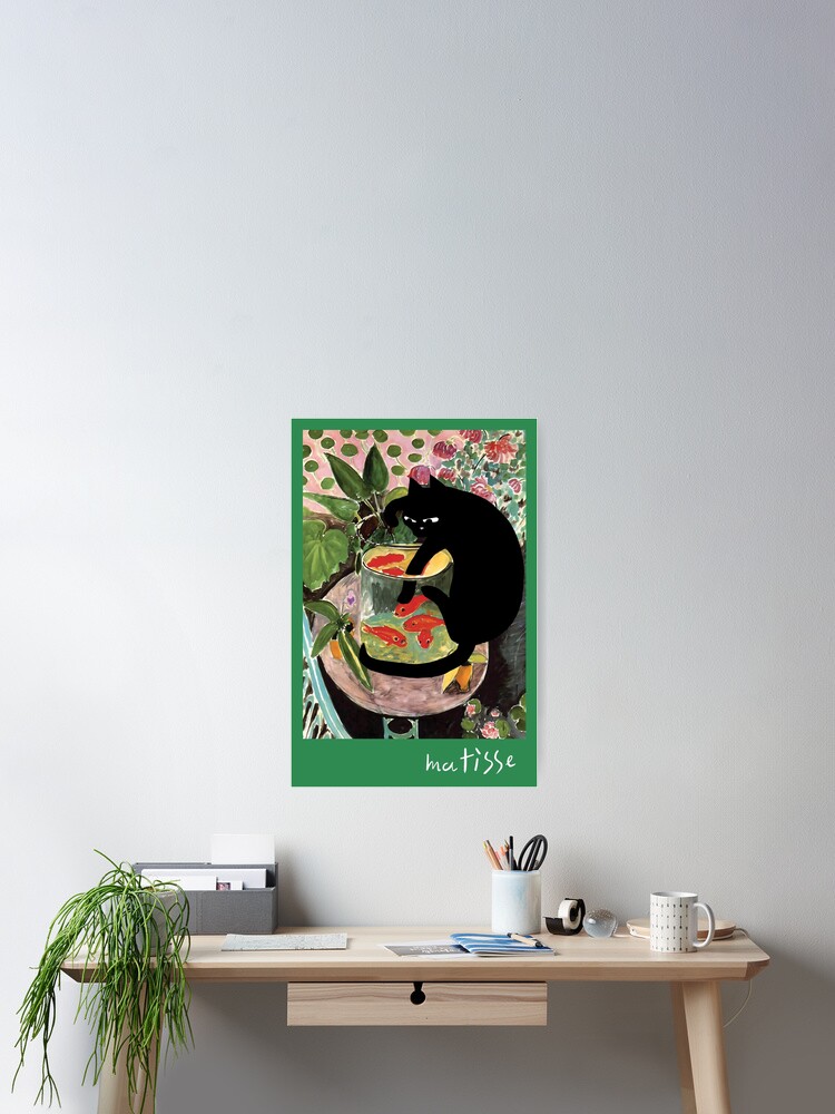matisse&#39;s goldfish and a cat | iPhone Case