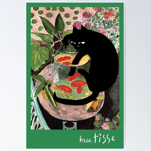 Pop art cat posters & Art Prints de Oskar Falk