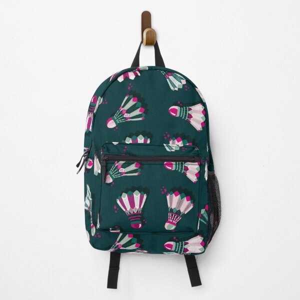Item preview, Badminton Birdies – Fuchsia & Teal on Teal designed and sold by Cat Coquillette.