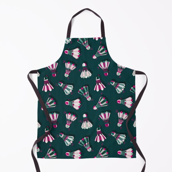 Item preview, Badminton Birdies – Fuchsia & Teal on Teal designed and sold by Cat Coquillette.