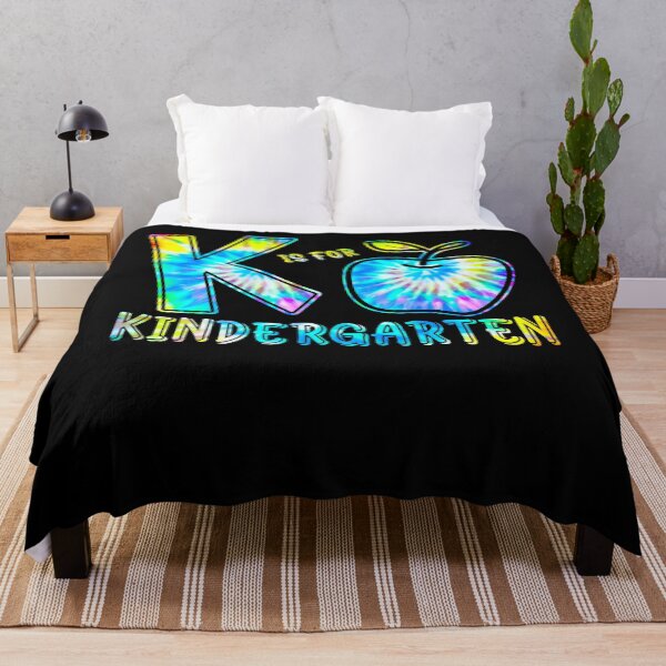 Item preview, K Is For Kindergarten Teacher Tie Dye Back to School Kinder designed and sold by MobyStickers.
