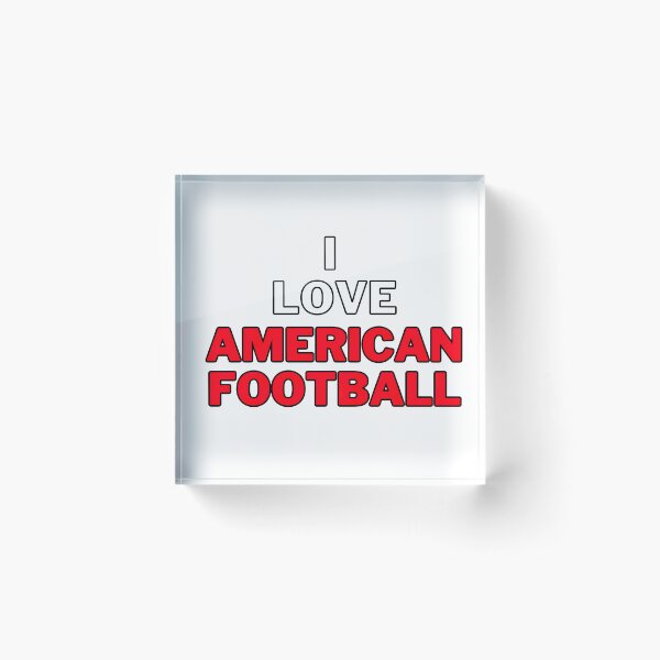 Item preview, I love American football designed and sold by Frostquest.
