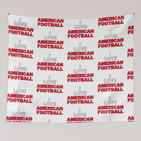 Item preview, I love American football designed and sold by Frostquest.