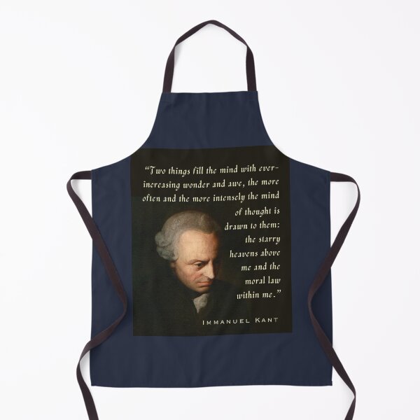 Item preview, Immanuel Kant portrait and quote: Two things fill the mind with ever-increasing wonder...the starry heavens above me and the moral law within me. designed and sold by artbleed.