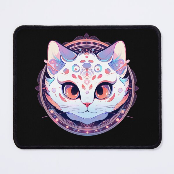 Item preview, Handsome, cool and cute colorful cat head LOGO 67 designed and sold by slamnoah.