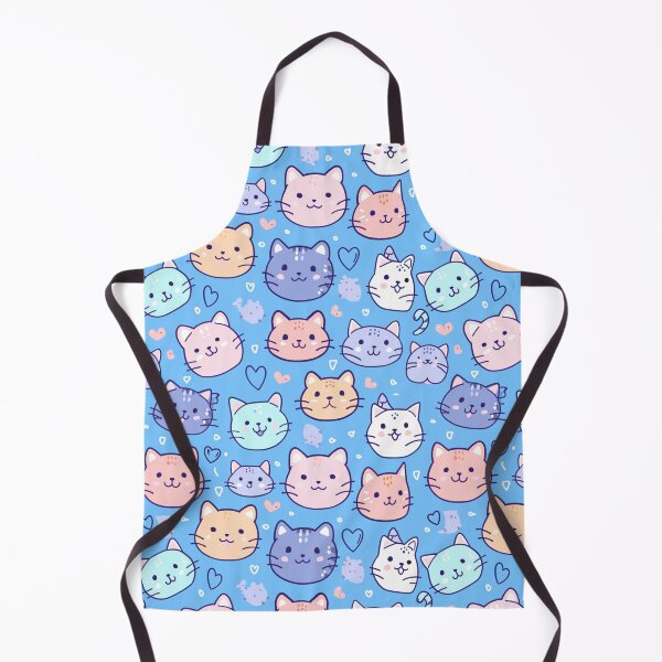 Item preview, Cute Cats Apron designed and sold by KatanaCreative.