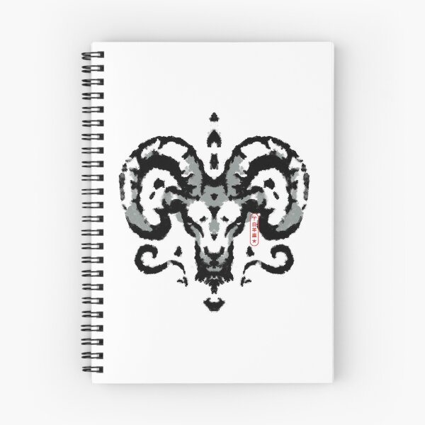 Item preview, Goat Aries Horoscope Rorschach Test by Tobe Fonseca designed and sold by Tobe Fonseca®.