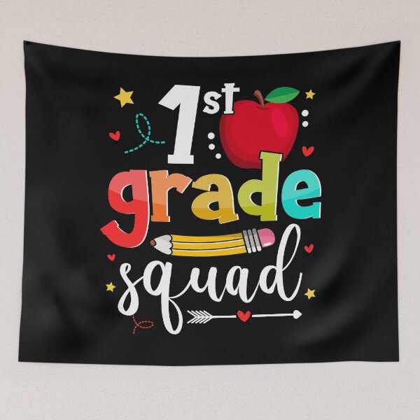 Item preview, 1st Grade Squad Funny School First Graders Kids Teachers designed and sold by MobyStickers.