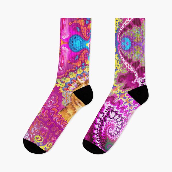 Item preview, Psychedelic Cat - Louis Wain designed and sold by ArtOfSilentium.