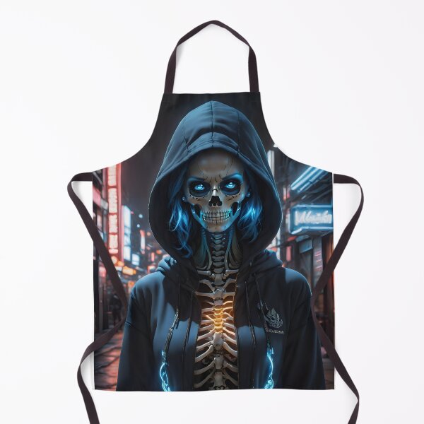 Item preview, Female Skeleton, Neon Blue designed and sold by Geek-Girl-Art.