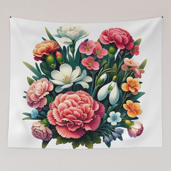 Item preview, January birth flower designed and sold by Truck Stop One.