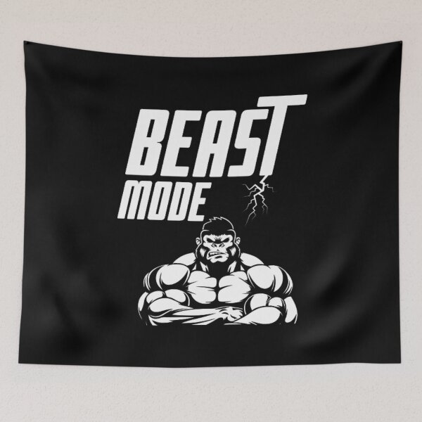 Item preview, Beast Mode Motivational For Athletes Who Love Training designed and sold by HardAesthetics.