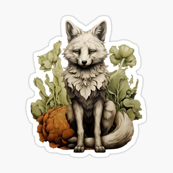 Item preview, Forest Fox #2 - Vintage Farmhouse Fox Collection designed and sold by RuralChicbyO.