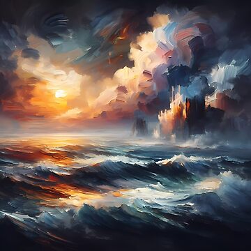 Artwork thumbnail, Stormy Sunset by Visual Nomad Club