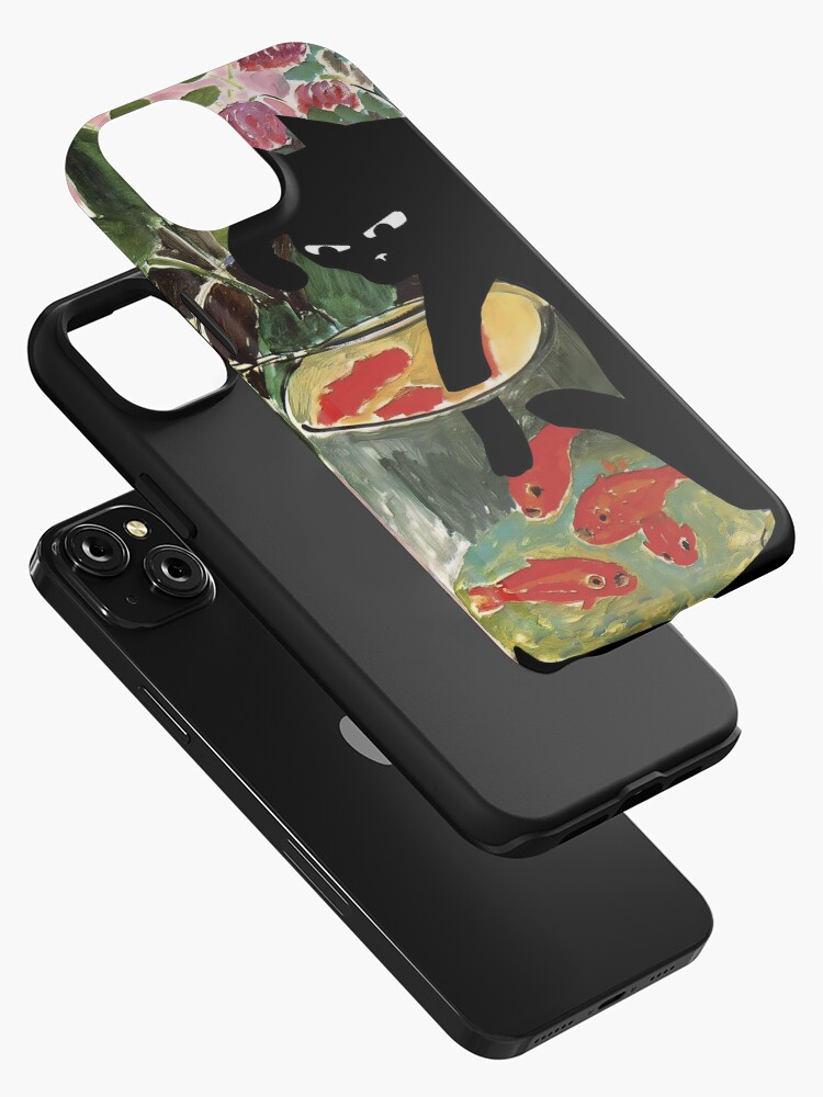 matisse&#39;s goldfish and a cat | iPhone Case